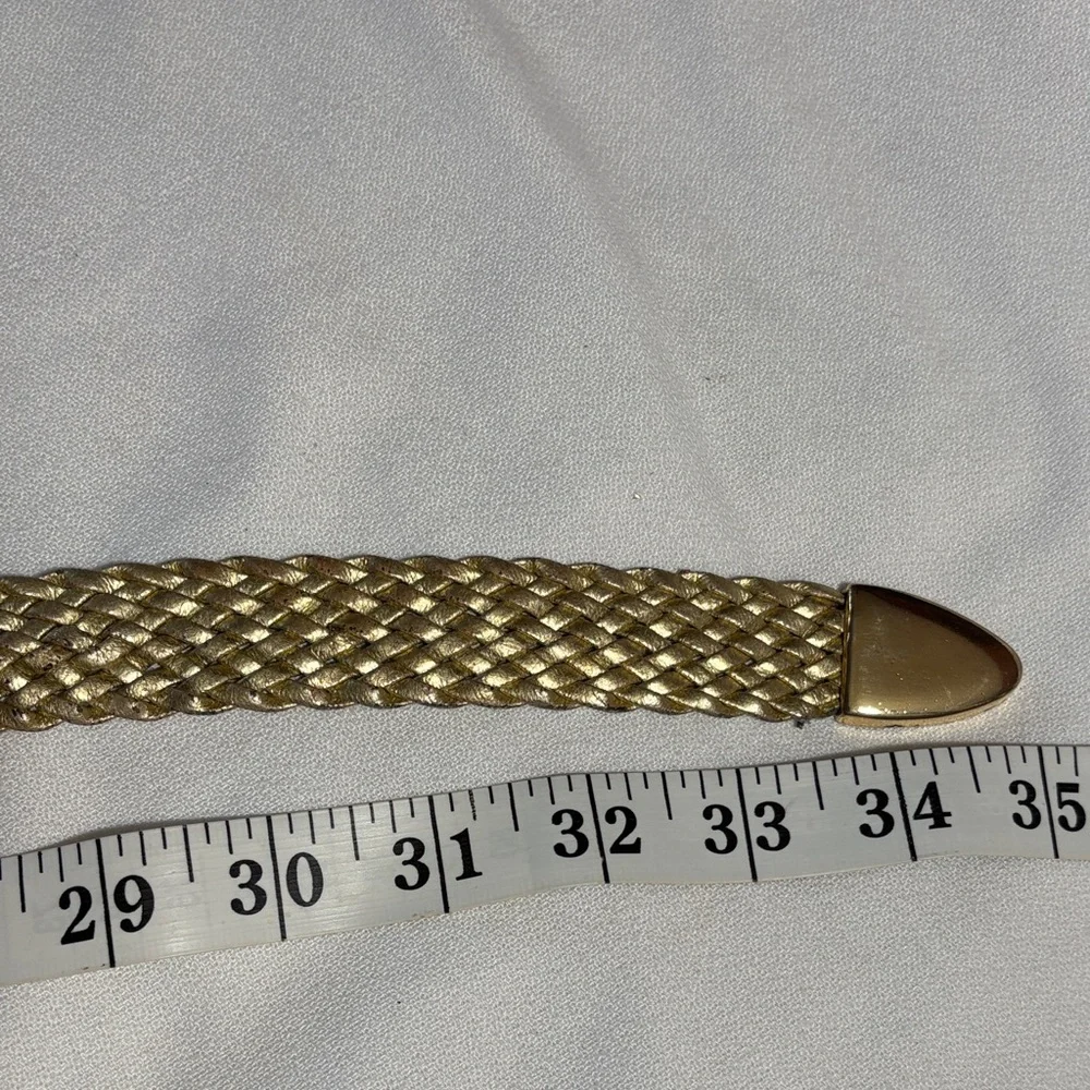 Gold Braided Women's Belt